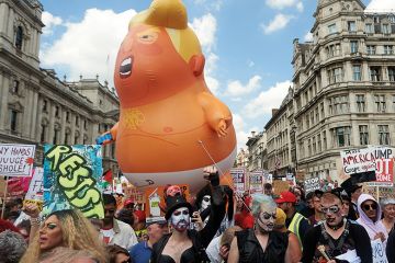 Trump Baby balloon Trump Baby balloon