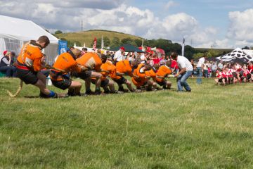 True grit tug of war team