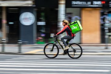 Uber Eats food delivery gig economy Uber Eats food delivery gig economy