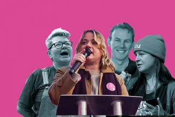 Left to right, Saira Weiner, Jo Grady, Ewan McGaughey and Vicky Blake Left to right, Saira Weiner, Jo Grady, Ewan McGaughey and Vicky Blake