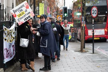 UCU strike at Goldsmiths, University of London