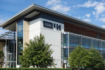 The University of Hertfordshire de Havilland campus. Hatfield, UK