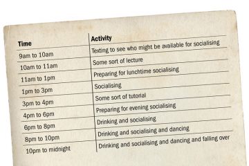 University of York timetable, The Poppletonian (4 August 2016) University of York timetable, The Poppletonian (4 August 2016)
