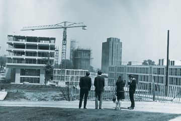 20 July 1966: Construction work at the new University of Essex