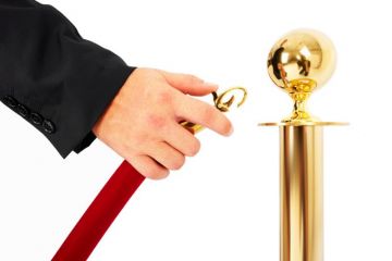 Unlocking red velvet rope Unlocking red velvet rope