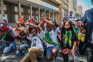 South African students want those in tuition arrears to be allowed back to class 