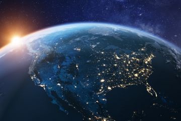 The US seen from space The US seen from space