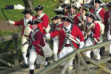 Battle reenactment
