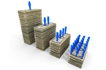 Wealth disparity (illustration)