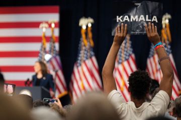 Kamala Harris speaks at a campaign event on July 23rd, 2024 Vice President Kamala Harris speaks at a campaign event on July 23rd, 2024 to illustrate Harris presidency could bring loan forgiveness and access focus