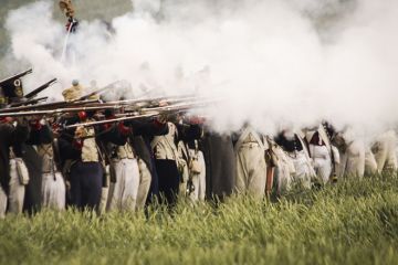 Firing line of the French line infantry reenactment to illustrate Focus on early-stage research urged for Horizon successor
