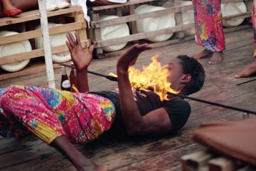 Young man limbo dancing Kenya East Africa Young man limbo dancing Kenya East Africa Africa to illustrate International scholars ‘in limbo’ awaiting details of UK visa salary rules