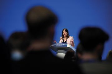 Michelle Donelan addresses the annual Conservative Party Conference in Manchester Michelle Donelan addresses the annual Conservative Party Conference in Manchester as she is described in the article