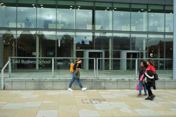 Said Business School new building at the University of Oxford. Oxford,England,UK Said Business School new building at the University of Oxford. Oxford,England,UK as described in the article