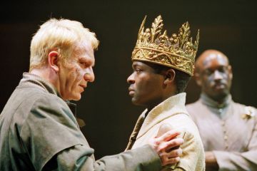 David Oyelowo (King Henry VI), Geff Francis (Earl of Warwick) in HENRY VI part iii by Shakespeare at the Swan Theatre David Oyelowo (King Henry VI), Geff Francis (Earl of Warwick) in HENRY VI part iii by Shakespeare at the Swan Theatre to illustrate Ethnic minority leaders upholding white supremacy, says professor