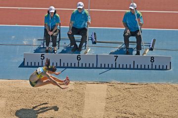 Australia's Lisa Morrison competes in the Women's Long Jump with a measure stick next to her Australia's Lisa Morrison competes in the Women's Long Jump with a measure stick next to her to illustrate Don’t scale back research quality criteria, Australian universities say