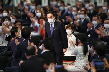 Candidate for the presidential election of the ruling Liberal Democratic Party (LDP) Fumio Kishida to illustrate Japanese universities pin funding hopes on Kishida cabinet