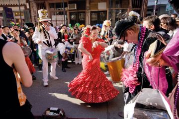 Woman in flamenco dress dancing in New Orleans Woman in flamenco dress dancing in New Orleans to illustrate European business schools ‘should not get into US-style culture wars’