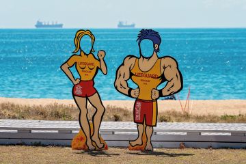 Cartoon figures to use with your face inserted in photographs in Queensland, Australia Cartoon figures to use with your face inserted in photographs in Queensland, Australia to illustrate Campaign costs ‘all but erase’ enrolment gains