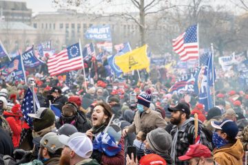 Washington, USA, 06 January 2021. Supporters of President Donald J. Trump breach Capitol Hill during the certification of the electoral college's vote. Washington, USA, 06 January 2021. Supporters of President Donald J. Trump breach Capitol Hill during the certification of the electoral college's vote.