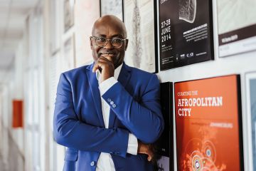 Portrait of Achille Mbembe Portrait of Achille Mbembe as described in the article