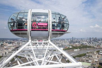 One of the pods on the London Eye in London, United Kingdom One of the pods on London Eye in London, United Kingdom to illustrate Average master’s fee higher than postgraduate loan for first time