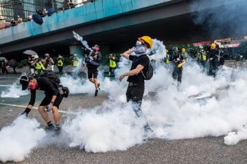 Steam throw_bridge_protest_getty.jpg