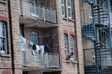 Windows on a building Windows on a building