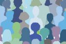 Coloured silhouettes of people's heads (illustration) Coloured silhouettes of people's heads (illustration)