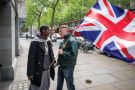 Radical Islamists and British far-right groups clash, High Commission of India, London Radical Islamists and British far-right groups clash, High Commission of India, London