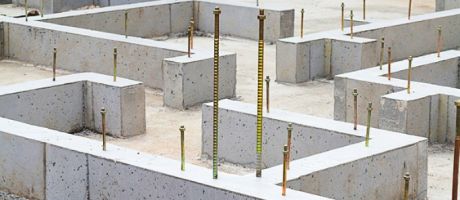 House foundations, illustrating foundational knowledge