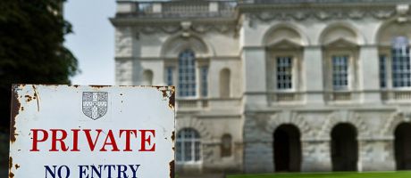 Private notice outside Senate House, Cambridge University. To illustrate universities resisting public examination. Private notice outside Senate House, Cambridge University. To illustrate universities resisting public examination.