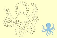 A join-the-dots octopus, symbolising university policy A join-the-dots octopus, symbolising university policy