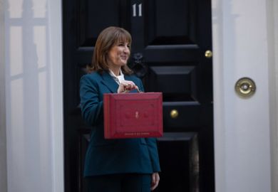The Chancellor of the Exchequer leaves Downing Street to deliver the Budget