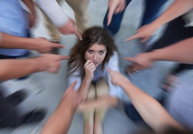 Accuse pointing fingers