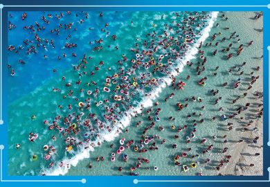 An aerial view of swimmers at a water park in Zhengzhou, Henan Province of China. To illustrate the shifting global order in the World University Rankings as Asian universities’ resumed upward trajectory takes them past main Europe for the first time. An aerial view of swimmers at a water park in Zhengzhou, Henan Province of China. To illustrate the shifting global order in the World University Rankings as Asian universities’ resumed upward trajectory takes them past main Europe for the first time.