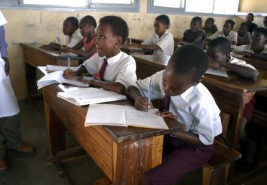An African primary school