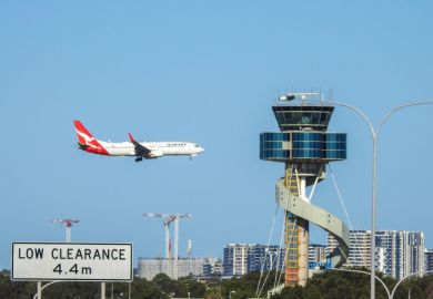 Air traffic control tower at Sydney Kingsford-Smith Airport Air traffic control tower at Sydney Kingsford-Smith Airport