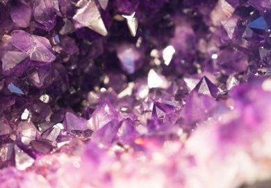 Amethyst crystals