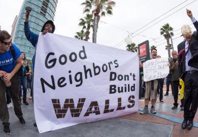 Anti-Trump protesters