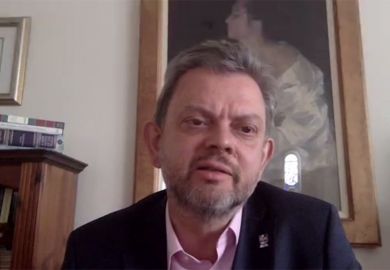 Anton Muscatelli speaking during a Zoom conversation "No going back? UK higher education post-pandemic" 7th May 2020