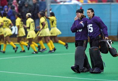 Assessing hockey pitch