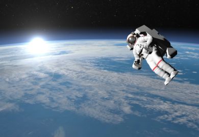 Astronaut 3D illustration