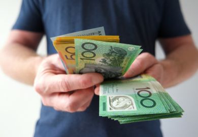 Australian dollars symbolising alleged underpayment of academics in casual employment