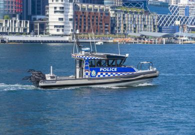 Australian police boat
