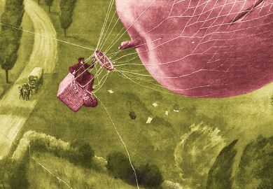 Illustration of hot-air balloon
