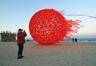 Beach sculpture
