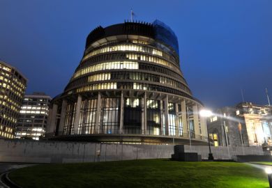 Beehive New Zealand parliament Wellington