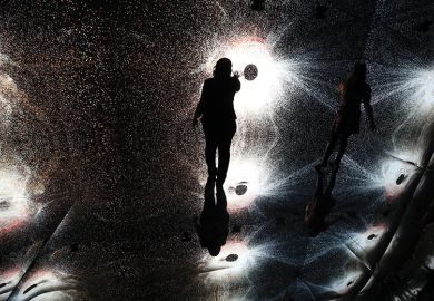 Black hole illustrating review of ‘What’s Eating the Universe? And Other Cosmic Questions’ by Paul Davies