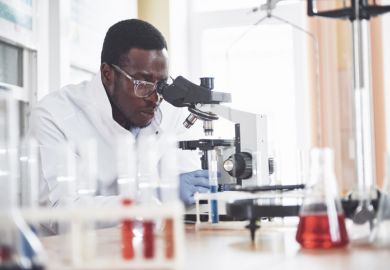 A black scientist
